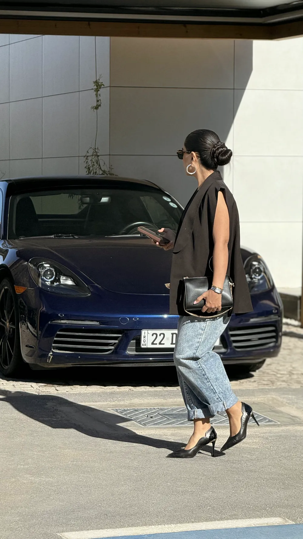 Tanaz Agahi street style, Erbil